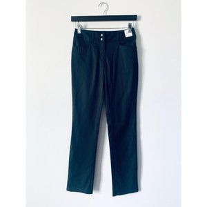 Adidas black golf pants size 0 NWT